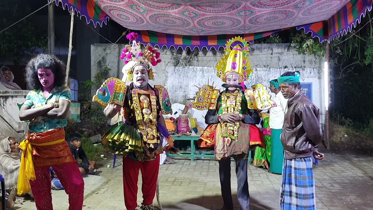 கர்ணமோட்சம் நாடகம் ஸ்ரீ சத்தியதேவி தெருக்கூத்து & நாடக சபா போரூர்/9994029290:8667868722