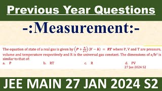 The equation of state of a real gas is given by