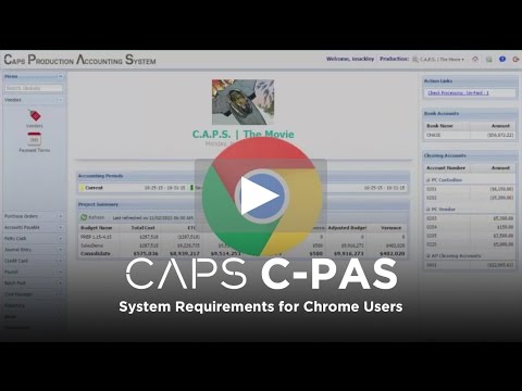 C-PAS System Requirements Chrome Tutorial