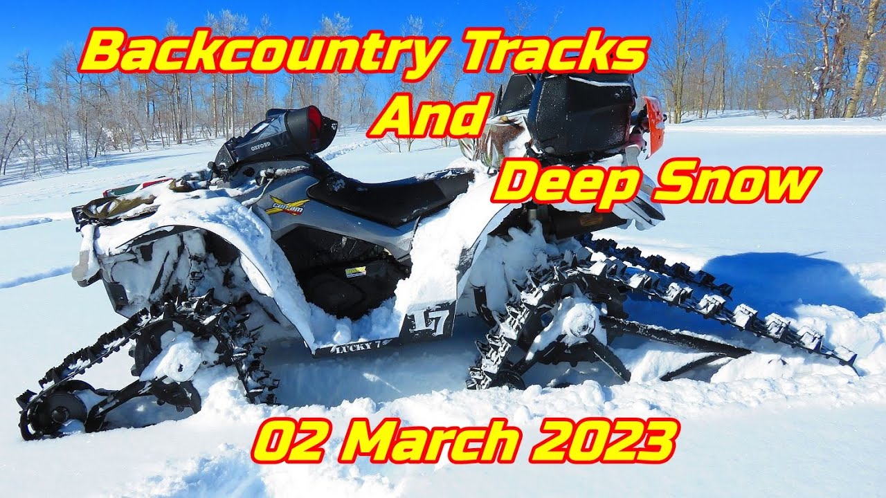 Backcountry Tracks and Deep Snow 02 Mar 2023 YouTube