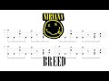 Nirvana Breed рџ ґ Drum Notation Tutorial Chamisdrums Bass Tabs On ChamisBass †Nirvana Breed рџ ґ Drum Notation Tutorial Chamisdrums Bass Tabs On ChamisBass вЂ