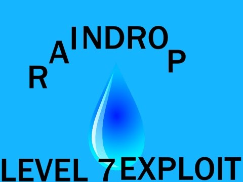 Roblox Raindrop Exploit Level 7 Youtube - raindrop roblox level 7