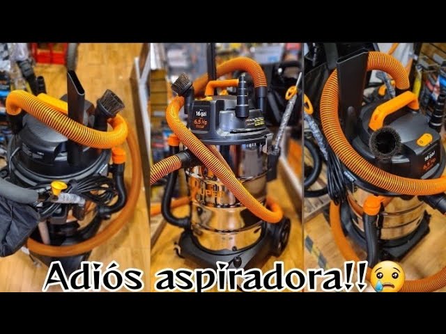 Aspiradora industrial TRUPPER acero inoxidable 5 gal Mod. ASP-5X -  Vaqueiros Ferreteros