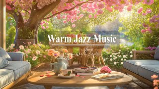 Seaside Morning Jazz Ambience In Coffee Desk | Enjoy Elegant Instrumental Piano Jazz