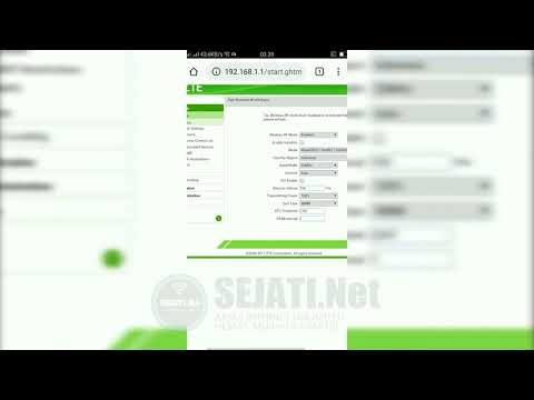 Cara Mengganti Sandi Password Wifi ONT GPON ZTE F609
