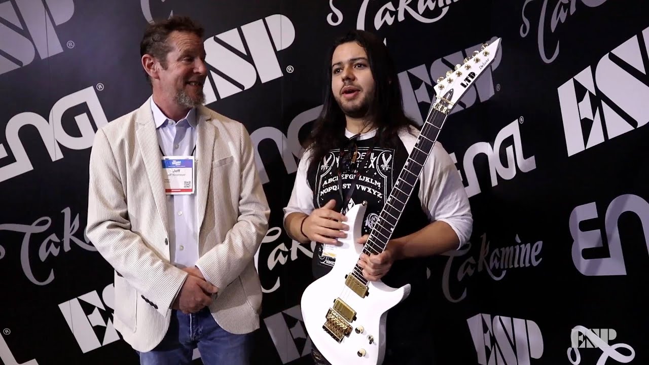 ESP Guitars Live from NAMM 2022 Luis Kalil interview YouTube