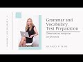 Grammar and Vocabulary. Test Preparation. Вебинар 27.03.2020