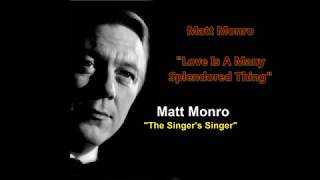 Matt Monro - 'Love is a Many Splendored Thing'    (with lyrics)