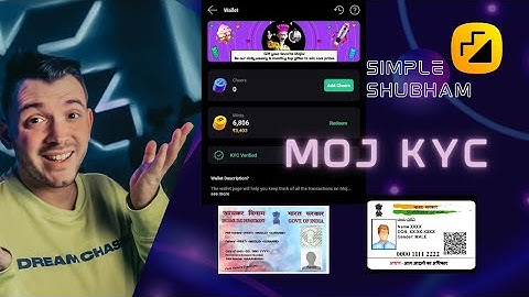 Moj Wallet Me Kyc Kaise Kare | Moj App | Simple Shubham | Bareilly