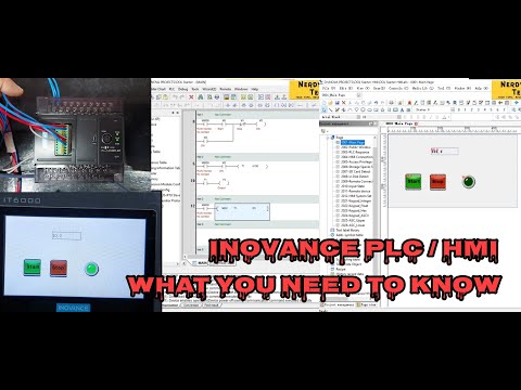 New Video : Inovance PLC / HMI Programming | Ep.1 | DOL Starter | Autoshop Software