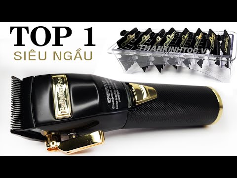 Video Tông đơ Pin Cao cấp nhất Đắt tiền nhất Babyliss Black - youtube