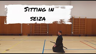 iaido: znkr Sitting in seiza