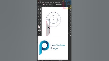 How to Create a Simple P Letter Logo in Illustrator Beginner Tutorial