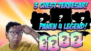 Buka 3 Chest Terbesar Di Clash Royale Panen Legend Lagi  Clash Royale Indonesia
