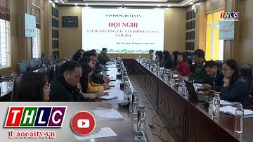Tập huấn nghiệp vụ công tác Văn phòng cấp ủy phục vụ Đại hội Đảng các cấp | THLC