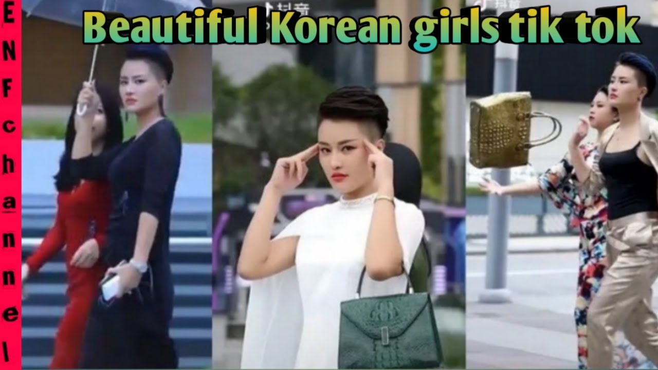Beautiful Korean  girl tik  tok  YouTube