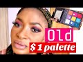 OLD $1 PALETTE MAKEUP TUTORIAL / EYE SHADOW MAKEUP ON A BUDGET/ Christa Marie