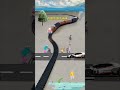 Racing Car Cartoon Racing Video Racing Cars Going Fast And The Train Is Approaching Fast 