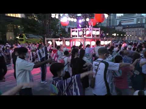 丸の内音頭　2022年東京丸の内盆踊り１８　行幸通り　大手町丸の内有楽町夏祭り
