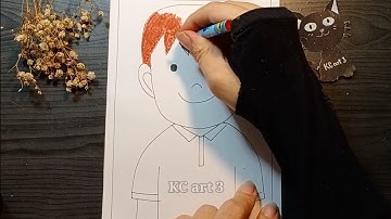 Vẽ chân dung bạn em -Vẽ Tranh Chân Dung | Những người bạn | Portrait painting | KC art 3