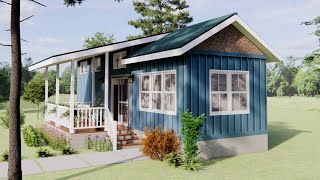 3.5 x 12 Meters With Beautiful Shipping Tiny House | Exploring Tiny House