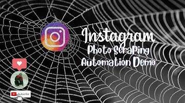 Instagram image scraping automation