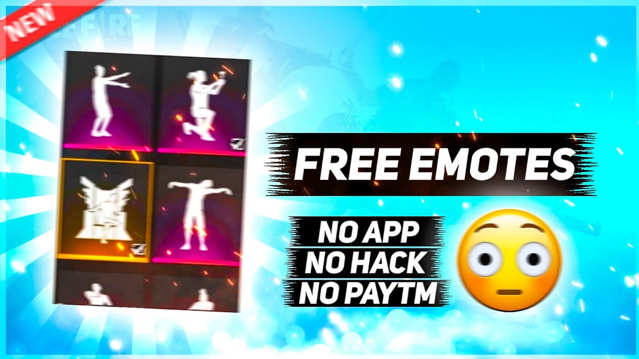 How To Unlock Free Emotes In Free Fire 100 Working Tricks Youtube