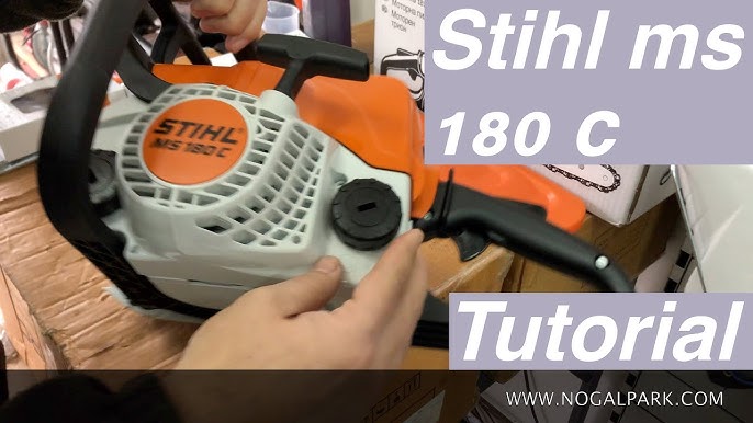 Cómo Encender Una Motosierra Stihl - FACIL Y RAPIDO 