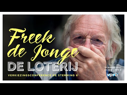 2021 - Freek de Jonge - De Loterij/verkiezingsconference maart 2021