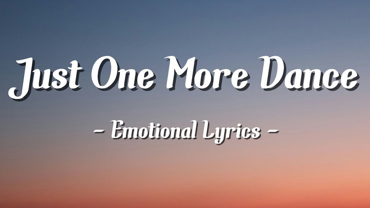 Just One More Dance - Z Splash 