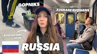 RUSSIAN DAY IN THE LIFE  Sakura in Moscow, local food market and more!