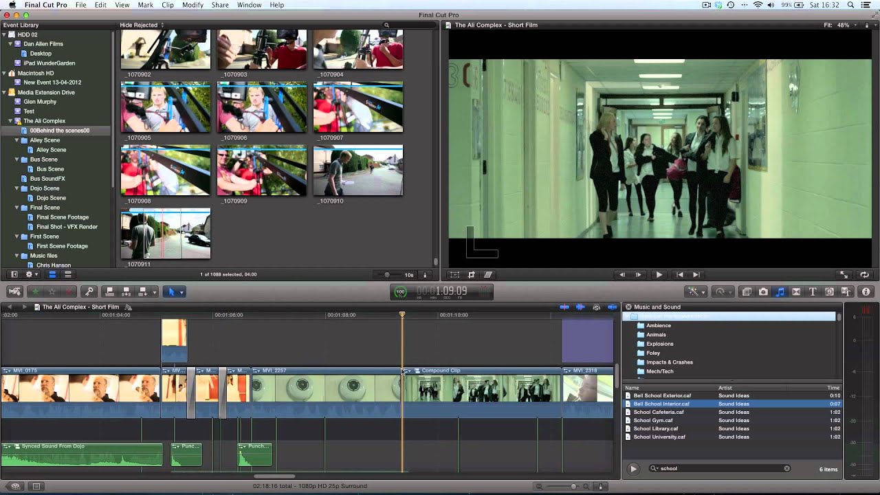final cut pro music video effects free