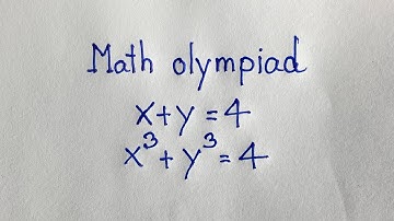 Germany | Can You Solve This? | A tricky maths olympiad Algebra problems ; (X,Y)=?