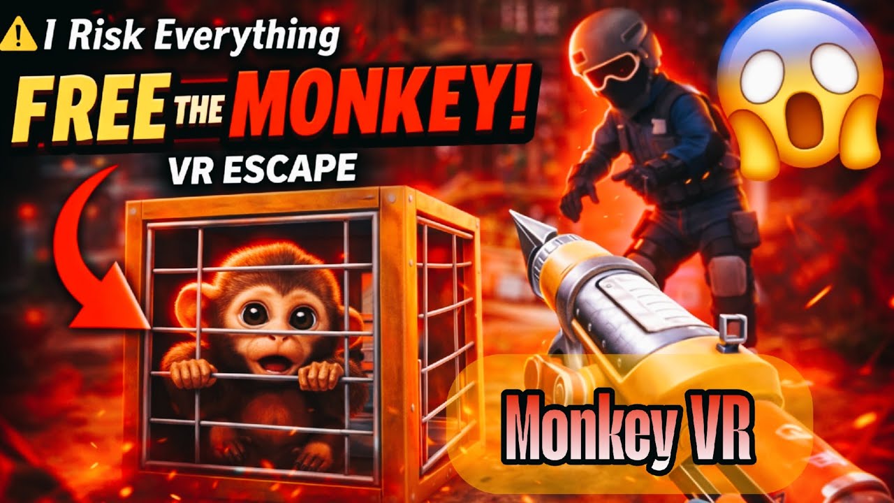 I Risked Everything to Free This Baby Monkey in VR!.. - YouTube