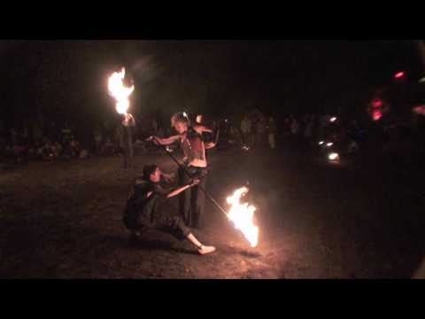 FireDrums 2010 - "Rob & Cammie and a Big Flaming S...