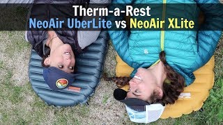 Therm-a-Rest NeoAir UberLite vs. NeoAir XLite