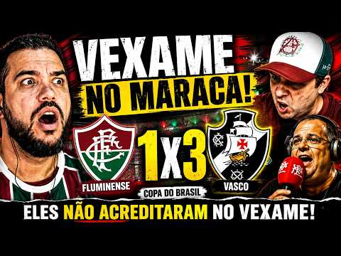 ELES NÃO ACREDITARAM NO VEXAME! 😳 VASCO 3X1 FLUMINENSE | COPA DO BRASIL