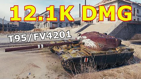 World of Tanks T95/FV4201 Chieftain - 6 Kills 12,1K Damage