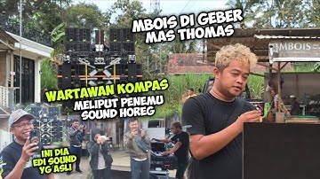 Akibat Viral Penemu Sound Horeg,,Memed Thomas Edi Sound Langsung Diserbu Wartawan