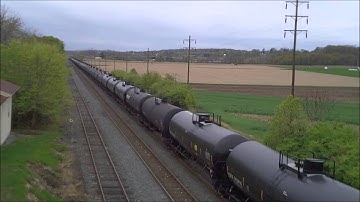 NS 64K Norfolk Southern, CSX, BNSF lash up May 7, 2014