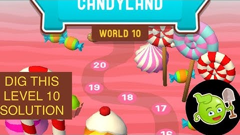 Dig this 2 world 10 | candy land | all episodes solution answer walkthrough | dig this 2 level 10
