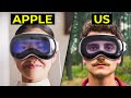 We created a commercial for the apple vision pro