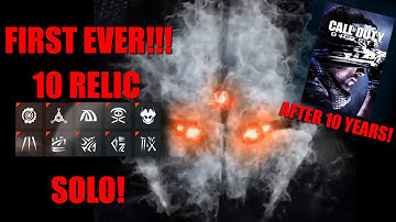 FULL 10 Relics Extinction Is BEATEN! - It Took 10 YEARS! - CoD Ghost