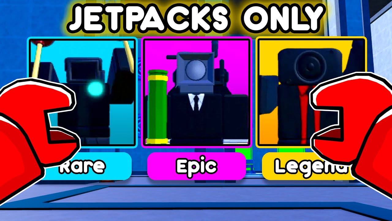 ONLY Jetpack Units In Toilet Tower Defense - YouTube