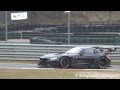 Black BMW Z4 GT3 - Sound of Thunder ! INSANE downshifts