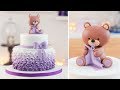 Easy Baby Shower Cake + Bear cake Topper - Tan Dulce