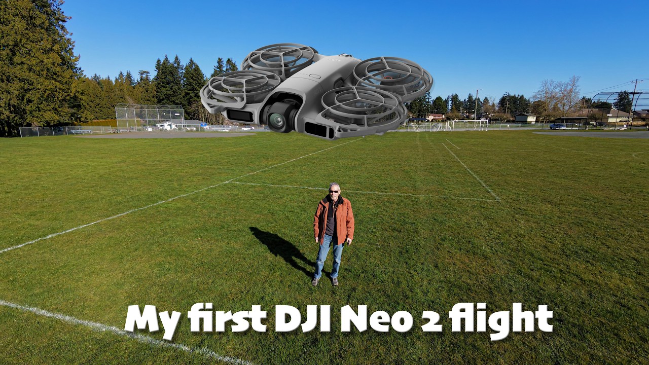 My first drone flight