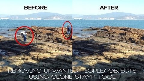 [Beginner PS] How to remove photo bombers / unwanted objects using clone stamp tool