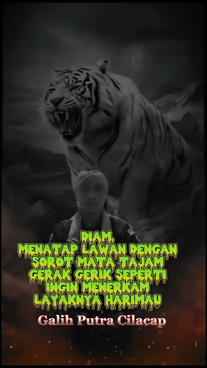 ciri orang yang memiliki khodam macan ketika marah