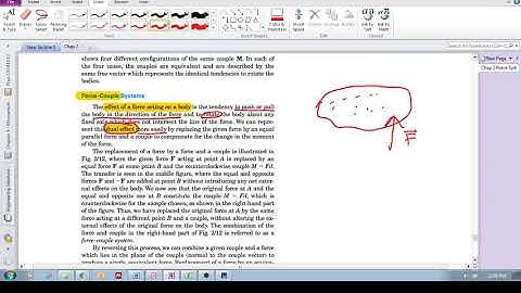 Chap 2.5 - Couple (b):  Force - Couple System